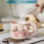 Sonew tasse � caf� de dessin anim� dessin anim� tasse de caf� avec une cuill�re art mazagran dessin anim� ...