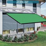Sonew voile dombrage respirante toile dombrage respirante pour terrasse abri jardin moteur vert 3x4m ...