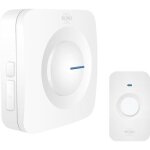 Sonnette de porte sans fil elro db3000 - 64 m�lodies - 300m - blanc