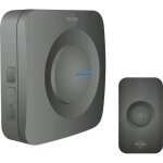 Sonnette de porte sans fil elro db3000 - 64 m�lodies - distance sans fil : 300m - noir