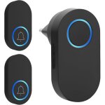 Sonnette sans fil exterieur etanche 300 m�tre carillon sans - fil 1 r�cepteur + 2 �metteurs �tanche