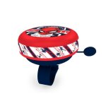 Sonnette de v�lo spiderman rouge 55 mm - seven - pour enfant