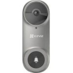 Sonnette vid�o connect�e - ezviz - db2 5pm pro 3k - sur batterie - gris