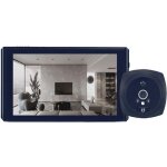 Sonnette vid�o intelligente sans fil avec cam�ra et surveillance �lectronique vid�o judas miroir de porte ...