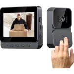 Sonnette vid�o sans fil - - 1080p ir vision nocturne - 24 g �cran ips 43 pouces - interphone vid�o