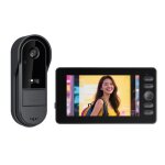 Sonnette vid�o sans fil �tanche grand angle hd vision nocturne alarme intelligente surveillance de porte ...