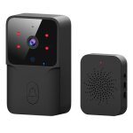 Sonnette wifi intelligente vido sans fil avec camra interphone intelligent vocal  cran distant