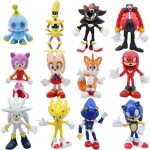Sonnic cake topper12 pi�ces sonnic mini figurines set the hedgehog figurine jouet g�teau topper ornements ...