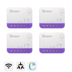 Sonoff lot de 4 interrupteur intelligent pour volet roulant mini - rbs r�glage pr�cis du pourcentage ...