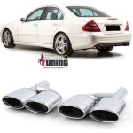 Sorties chappement sport pack amg mercedes w204 w211 w212 w164 w166 w221 r230 (05385)
