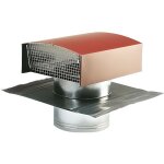 Sortie de toiture vmc 160 mm aldes en galva pour tuile rouge - aldes