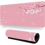 Sous - main bureau 80x30 cm ? tapis souris rose antid�rapant label