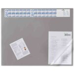 Sous - mains avec calendrier - durable - 65 x 52 cm - antireflet - antidrapant - trilingue