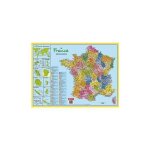 Sous - main - carte france administrative - 405 x 55 cm - carton rigide - surface effaçable - antidérapant ... Sous - main - carte france administrative - 405 x 55 cm - carton rigide - surface effaçable - antidérapant ...