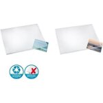 Sous - main - lufer - durella transparent - paisseur 08 mm - format 400 x 600 mm - transparent clair ...