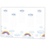 Sous - main papier rainbow - blanko 600 x 420 mm 25 feuilles