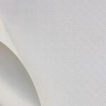 Sous nappe pvc blanc ? ronde 110 cm ? anti - d�rapant et antichoc prot�ge table �paisseur 2 mm ? ronde ...