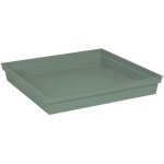 Soucoupe carr�e 40 cm - eda - toscane - 40 x 40 x h. 59 cm - vert laurier