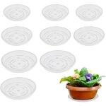 Soucoupe plante plastique 9pcs soucoupes pour pots de fleurs plateaux de soucoupes transparents plateaux ... Soucoupe plante plastique 9pcs soucoupes pour pots de fleurs plateaux de soucoupes transparents plateaux ...