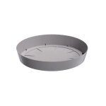 Soucoupe pour pot de fleurs - prosperplast - 38 cm de diam�tre - 62 cm de hauteur - gris pierre - r�sistant ...