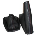 Soufflet de frein � main en cuir noir pour bmw s�rie 3 e36 e46 m3 levier de vitesse