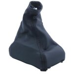 Soufflet levier vitesse avec cadre cuir noir pour opel corsa c tigra b combo c