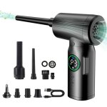 Souffleur dair comprim� 100000 tr / min d�poussi�rant �lectrique puissant 3 vitesses batterie 7500 mah. ...