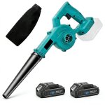 Souffleur de feuilles sans fil sans balais 20v avec batterie 3. 0ah et chargeur rapide fonction 2 - en ...