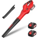 Souffleur de feuilles - teeno - sans fil 2x4ah + chargeur - 6 vitesses r�glables - 210 km / h