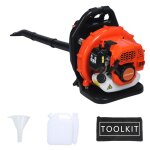 Souffleur de feuilles thermique flasidu - 52cc - 2 temps - 2. 3 cv / 1. 7 kw - 6800tr / min - 550cfm ...