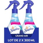 Brume parfum�e pour linge - soupline - parfum grand air - lot de 2 - 300 ml - huiles essentielles