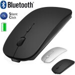 Souris bluetooth sans fil - zgeer - noir - silencieuse - rechargeable - ergonomique