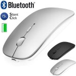 Souris bluetooth sans fil - mini souris - compatible macbook - ipad - iphone - android - silencieuse ...