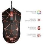 Souris gaming filaire locx illuminated gxt133 - trust - noir - filaire - optique
