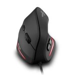 Souris gaming verticale zelotes c - 18 - optique 10000 dpi - filaire - 11 boutons programmables