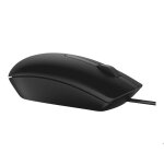 Souris optique dell ms116 - usb - 2 boutons - noir - c�ble - 1000 dpi - roulettes avec frein