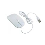 Souris dordinateur filaire en usb - blanc
