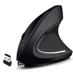 Souris sans fil 24 ghz verticale 6df design - wireless - batterie rechargeable - ergonomique - pr�vention ...