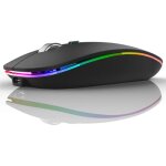 Souris sans fil souris bluetooth rechargeable portable souris silencieux (800 - 1200 - 1600dpi) pour ...