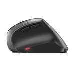 Souris sans fil ergonomique - cherry mw 4500 - pour soulager le poignet avec inclinaison  45 - noir ...