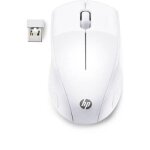 Souris sans fil hp 220 - blanc neige