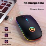Souris sans fil - 4b - ultra mince - rechargeable - clics silencieux - optique