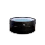 Spa gonflable - exit toys - leather premium - 4 personnes - noir - chauffage intgr