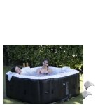 Spa gonflable 6 places led carré et 2 appuis tête Spa gonflable 6 places led carré et 2 appuis tête