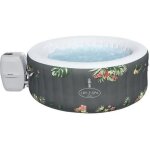 Spa gonflable bestway - lay - z - spa aruba - 170 x 66 cm - 2  3 places - rond (inclus : couverture ...