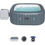 Spa gonflable - bestway - lay - z - spa hawaii - 180 x 180 x 71 cm - 6 places - 140 jets dair et 8 jets ... Spa gonflable - bestway - lay - z - spa hawaii - 180 x 180 x 71 cm - 6 places - 140 jets dair et 8 jets ...