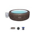Spa gonflable bestway - lay - z - spa st moritz - 180 airjets - 216 x 76 cm - 5  7 places - rond (couverture ...