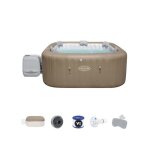 Spa gonflable palma hydrojet pro? - bestway - 5 / 7 personnes - 180 jets dair - 8 jets deau