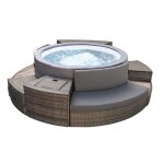 Spa portable netspa vita premium - 4 / 6 personnes - 184 x h73cm
