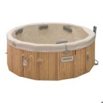 Spa semi rigide 5 � 7 places argile et effet bois - hesp�ride